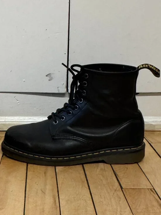 DOC MARTENS 1460 Smooth Leather Lace Up Boots (M Sz 11) - Picture 4 of 8